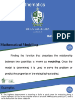 1Q - Stem - Genmath - Lec 03 - Mathematical Modelling