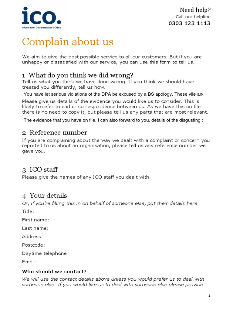 Concerns About Ico Form PDF | PDF | Government | Business