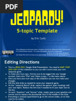 Jeopardy Game 5-Topic Suffix Prefix