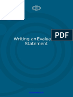 Writing An Evaluative Statement
