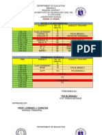 Class Schedule