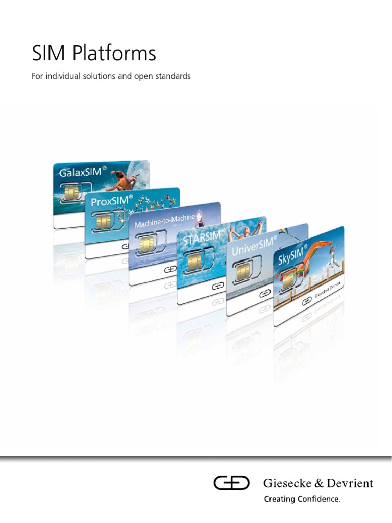 SIM Platforms: For Individual Solutions and Open Standards | PDF ...