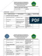 Form JSA Job Safety Analisis