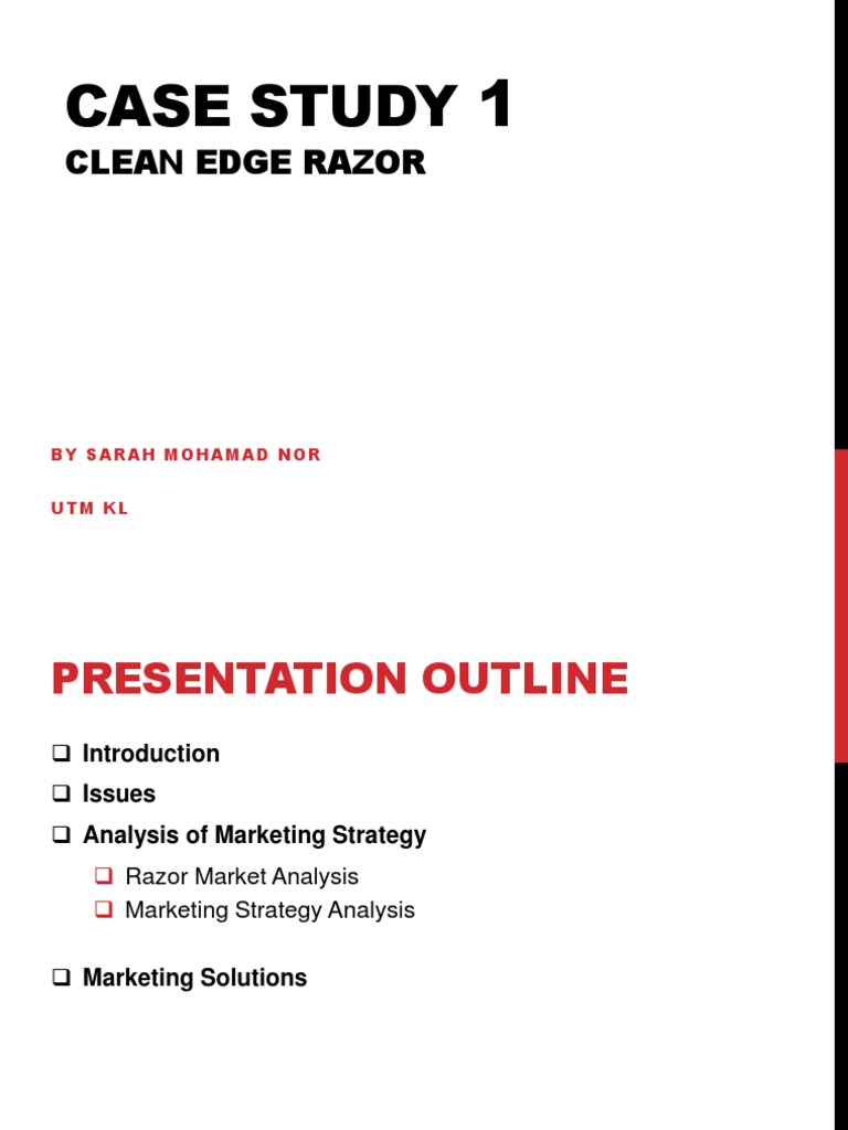 Clean Edge Razor Market Positioning Analysis | PDF | Market Analysis ...