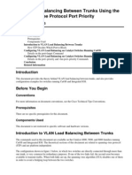 VLAN Load Balancing Between Trunks Using the Spanning-Tree Protocol Port Priority