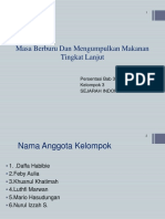 Masa Berburu Dan Mengumpulkan Makanan Tingkat Lanjut