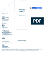 Consulta de Puntaje Sisben III de 68.79 en Acacias Meta