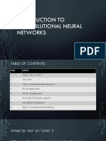 Introduction To Convolutional Neural Networks