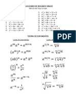Ecuaciones de Segundo Grado y Teoría de Exponentes.docx