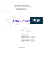 Acto Juridico