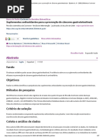 Suplementos antioxidantes para a prevenção de cânceres gastrointestinais - Bjelakovic, G - 2008 _ Biblioteca Cochrane