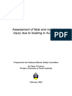 Report into Fatal and Non Fatal boating injury
