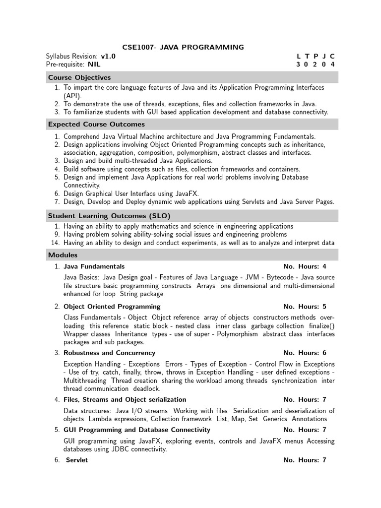 WINSEM2019-20 CSE1007 ETH VL2019205005627 REFERENCE MATERIAL Java ...