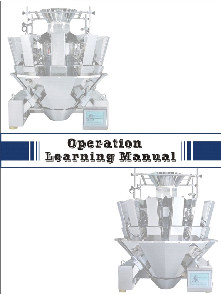 Ishida Multihead Weigher Manual | PDF | Touchscreen | Electrical Connector