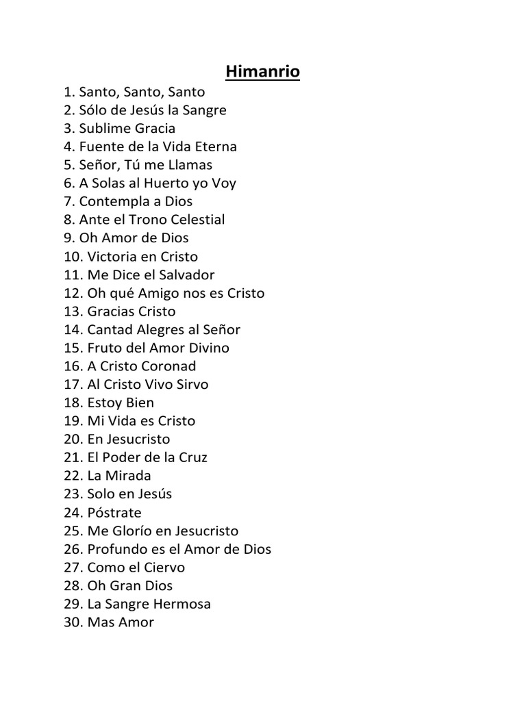 Himnario de la Iglesia del Dios Vivo | PDF | Cristo (título) | Salvación