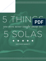 5 Solas Things You Were Never Taught