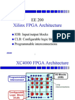 Xilinx FPGA Architecture: IOB: Input/output Blocks CLB: Configurable Logic Blocks Programmable Interconnections