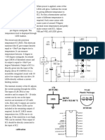 Temperature Meter Circuit