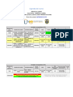 Agenda del curso