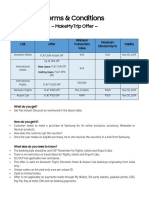 Samsung Fest MMT Offer TNC PDF