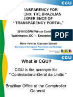 Spinelli Transparency For Citizens The Brazilian Experience of Transparency Portal