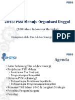 2045 - PSSI Menuju Organisasi Unggul