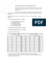 Análisis EDA Estadística Descriptiva