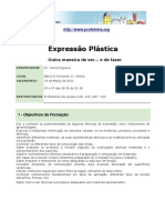 Acção de Formação "Expressão Plástica"