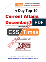 12 - Day by Day Current Affairs For The Month of December 2018 PDF