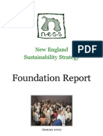 Foundation Report: New England Sustainability Strategy