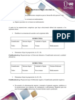 Ejercicio 1. Proposiciones Categoricas