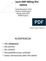 Clindamycin-MIP 600mg Film Tableta