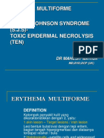 Eritema Multiforme, SJS, TEN