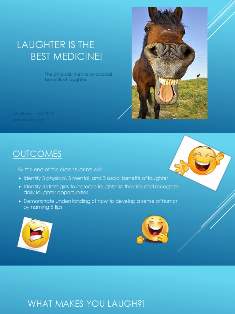 Social Benefits of Laughter Explained | PDF | Laughter | Humour