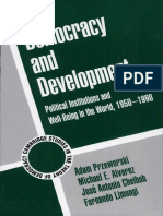 Adam Przeworski Et Al. Democracy and Development. Political Institutions and Well-Being in The World, 1950-1990 (2000)