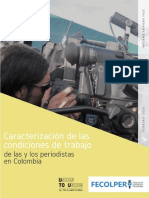 Caracterizacion Trabajo Periodistas Colombia