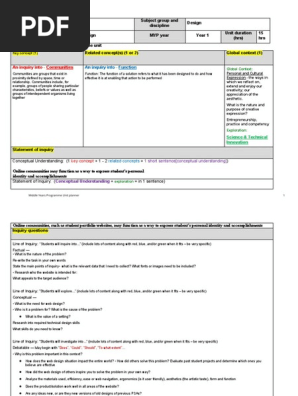 Salber IB Unit Planner Web Design - 11-12