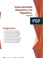 Proceso Abreviado Dispositivo y No Dispositivo