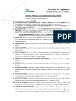 Tiempos Verbales, Citas Bibliográficas y Otros en La Redacción de La Tesis PDF