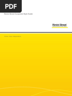 Rimini Street Corporate Style Guide PDF