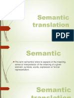 Semantics Translation