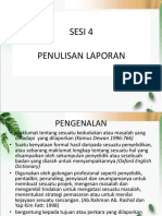 Penulisan Laporan