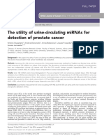 The Utility of Urine-Circulating miRNAs For Detection of Prostate Cancer