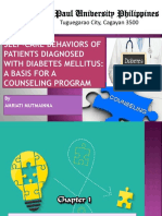 SELF-CARE BEHAVIORS OF PATIENTS DIAGNOSED WITH DIABETES MELLITUS.pptx