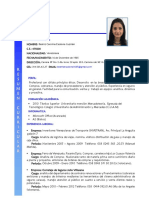 Perfil profesional Beatriz Escalona administración ventas seguros