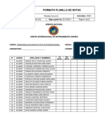 Planilla Notas