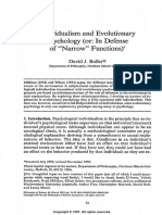 Buller  - Individualism And Evolutionary Psychology, Narrow Functions - Philsci 1997.pdf