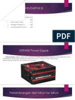 Kelompok 8 Teknologi Komputer Power Supply