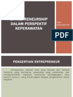 Entrepreneurship Dalam Perspektif Keperawatan