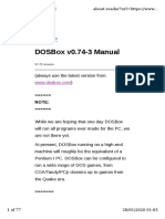 DOSBox v0.74-3 Manual: Mount Drives, Fix CD-ROM, Sound, and More